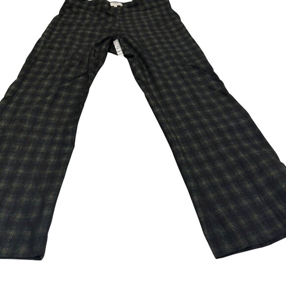 Avenue Montaigne Leo Cropped Flare Plaid Pants‎ Size 6 - Picture 4 of 8